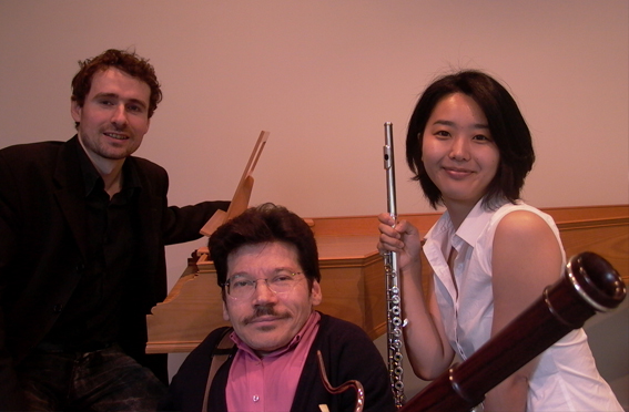 trio arcimboldo : basson, flûte, clavecin.