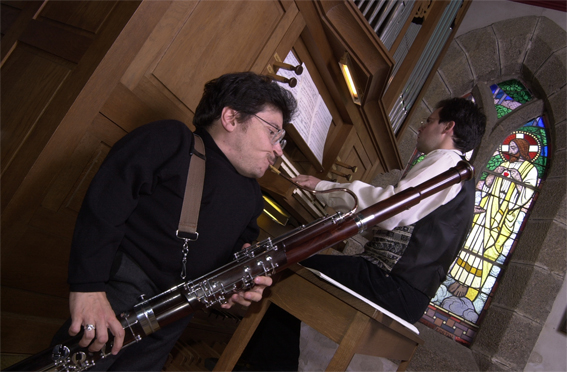 Duo basson et orgue, basson clavecin avec Jean-Pierre Rolland